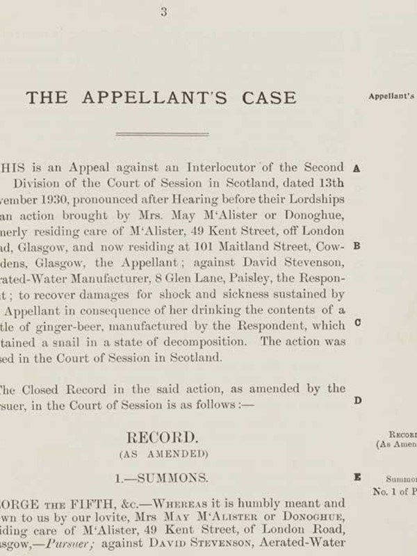 Appelant's Case Page 3