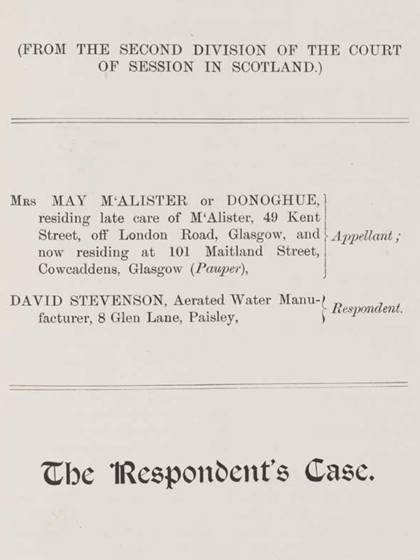Respondent s Case Title Page Scottish Council of Law Reporting Respondent s Case Title Page Scottish Council of Law Reporting