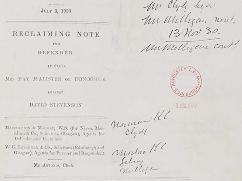 Reclaiming Note Page i