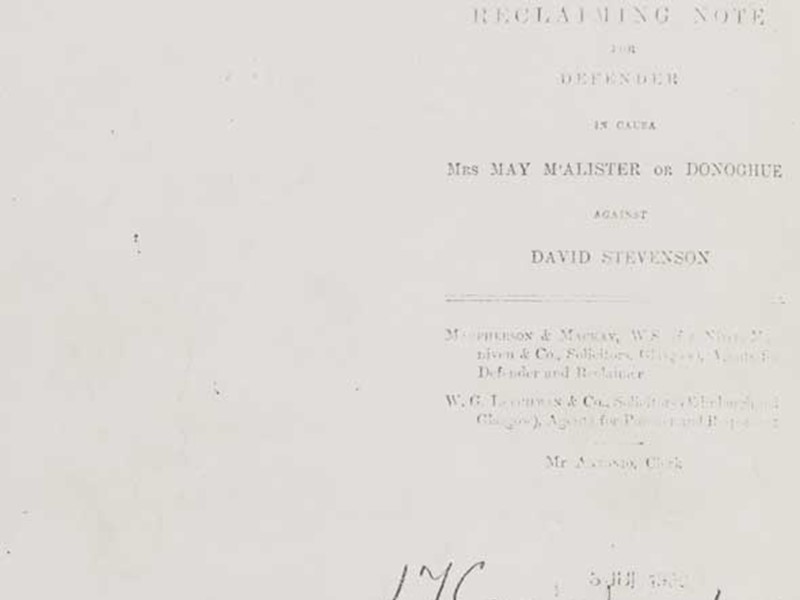 Reclaiming Note Back Page