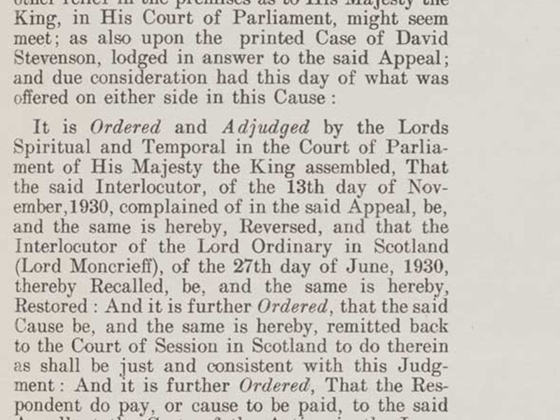 Die Jovis 26 Maii 1932